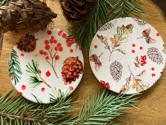 Holiday Pines- Set of 2